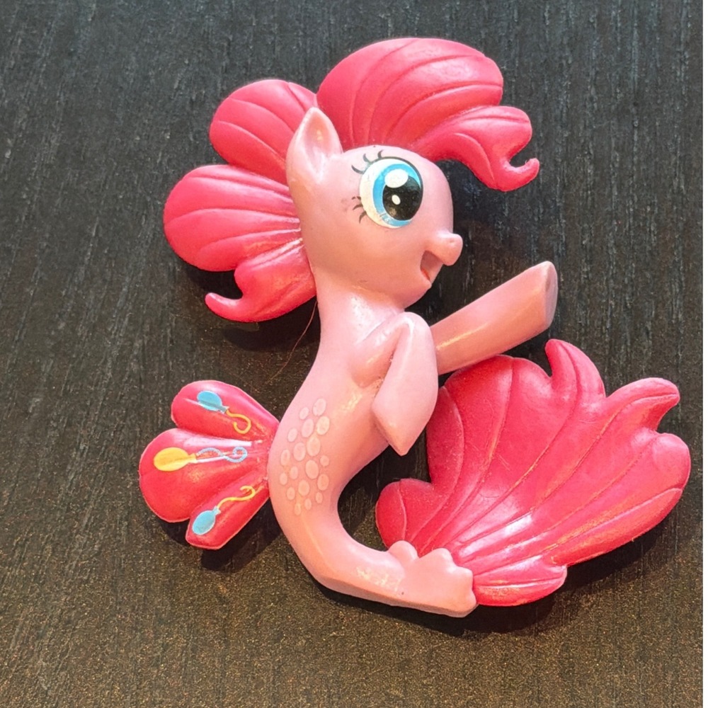 My Little Pony Pinkie Pie Sea-Pony Hasbro Mini Figure 2 inch Pink Mermaid
